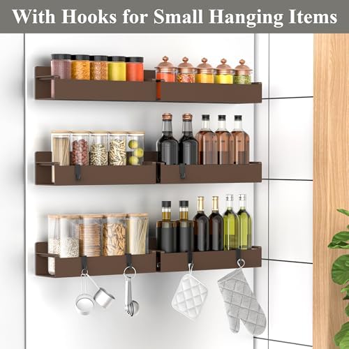 HuggieGems 6 Pack Magnetic Spice Rack Organizer - Image 2