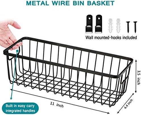 SheeChung Metal Wire Basket, Small Storage Baskets - Image 2