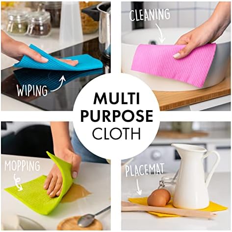 SUPERSCANDI 10 Pack Reusable Cleaning Cloths - Image 3