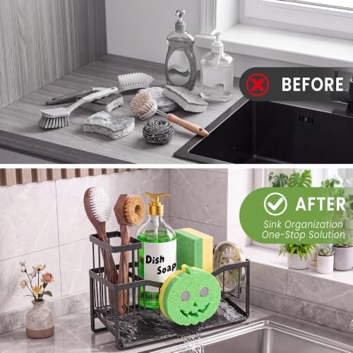 Fssvcd Kitchen Sink Caddy Organizer Sponge Holder - Image 6
