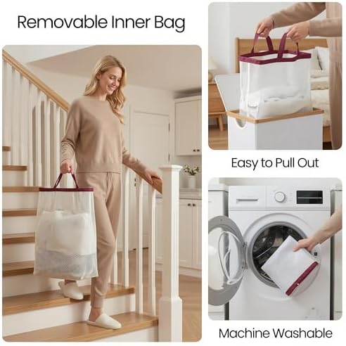 efluky Slim Laundry Basket - Image 6