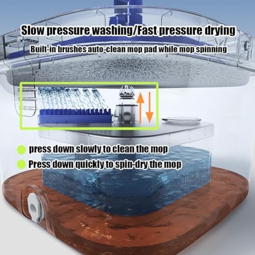 Microfiber Spin Mop Bucket Cleaning System - Image 5