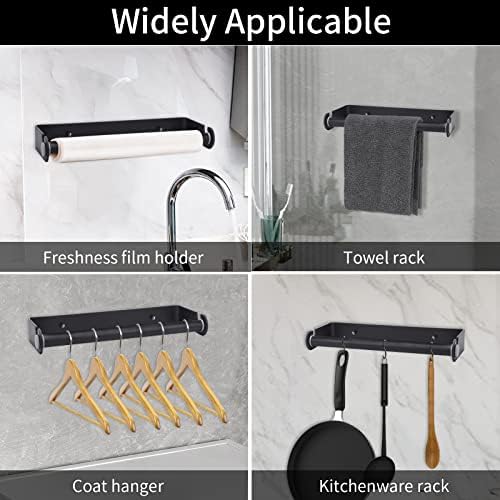 Under Cabinet Paper Towel Holder, Adhesive or Drill Mount Paper Towel Holder - Image 4
