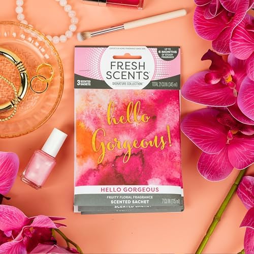 Fresh Scents Hello Gorgeous Scented Sachets 6 Pack - Image 5