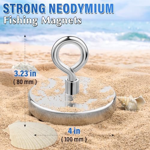 Fishing Magnet, 1200 lbs Heavy Duty Magnets, Neodymium Magnets - Image 7