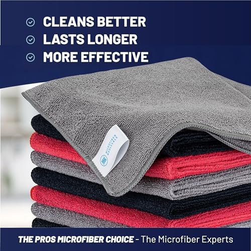 MW Pro Microfiber Cleaning Cloth | Black - Image 2