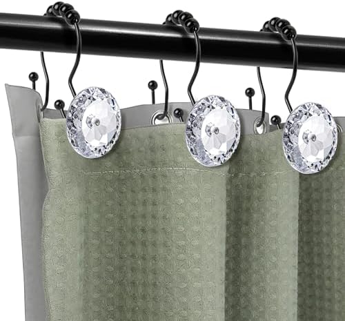 Sunlit Luxury Design Round Clear Diamond Crystal Gem Bling - Image 4