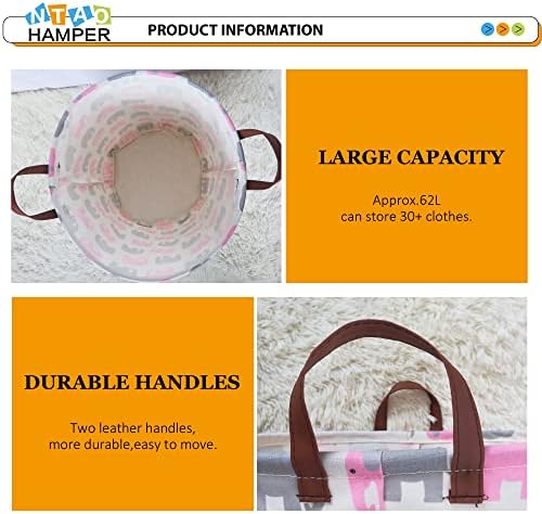 NTAOHAMPER Laundry Basket, Waterproof Hamper, Clothes Hampers - Image 5