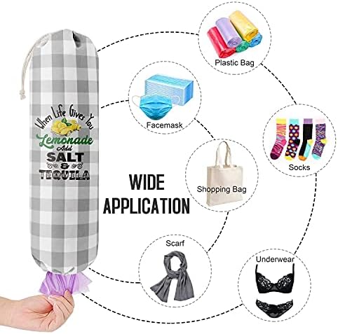Grocery Bags Holder Organizer for Shopping Bags，Wall Mount Plastic Bags Storage - Image 6