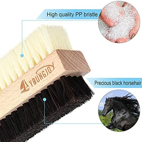 YoungJoy Dual Sided Sneaker Shoe Cleaner Brush Set Shoes Clean Brush Kit - Image 3