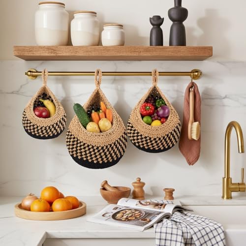 Honeydak 3 Hanging Baskets, Linen - Image 6