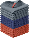 Niallant 12 Pack Cotton Kitchen Towels, Soft and Absorbent Dish Rags by Nialnant