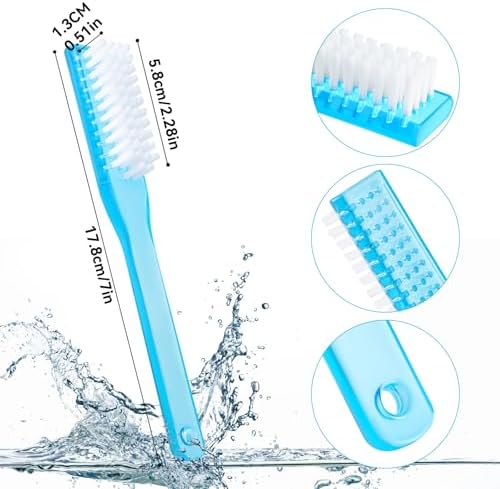 Nail Brush for Cleaning Fingernails Handle Grip Nail Scrubber Brush 4 Pack - Image 5