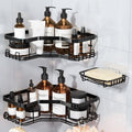 MAXIFFE 3 Pack Corner Shower Caddy by MAXIFFE