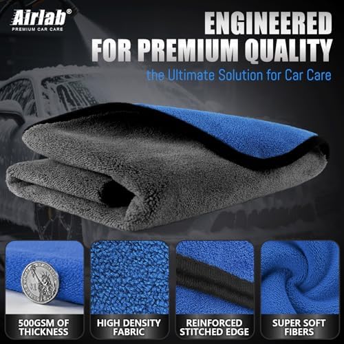 Airlab Microfiber Towels Cars Wash Drying Cleaning Cloth - Image 3