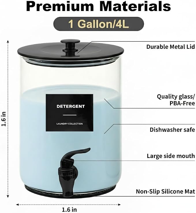 Glass Laundry Detergent Dispenser - Image 2