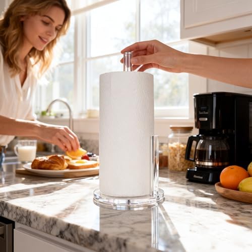 Acrylic Paper Towel Holder, Premium Stand - Image 2