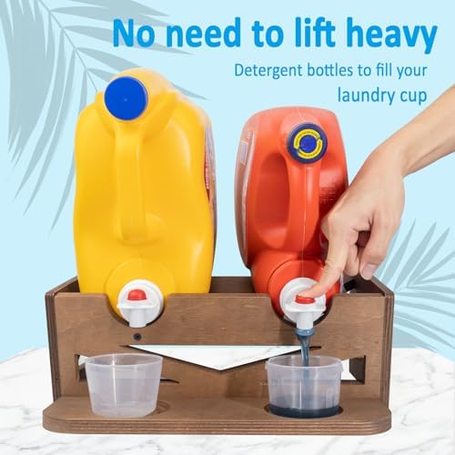 Laundry Detergent Holder, Can Hold 2 Bottles of Laundry Detergent, Holds up to - Image 4
