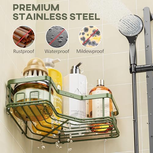 MAXIFFE 3 Pack X-Large Corner Shower Caddy - Image 5