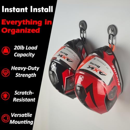 MUTUACTOR Upgraded Magnetic Hooks Heavy Duty, 20lbs 2PCS Magnetic Mounting - Image 5