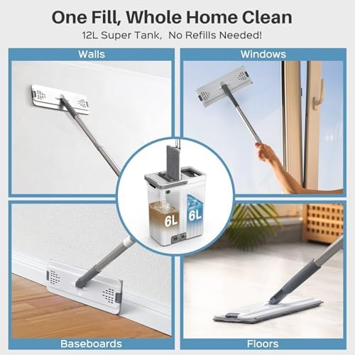 Mop and Bucket Set，Flat Mop and Bucket System - Image 6