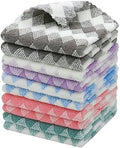 Microfiber Cleaning Cloth, 10 Pack Microfiber Rags, Mix Color by HFGBLG