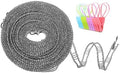 uxcell Windproof Clothesline, 8M 26ft Plastic Non-Slip Clothes Drying Rope by uxcell