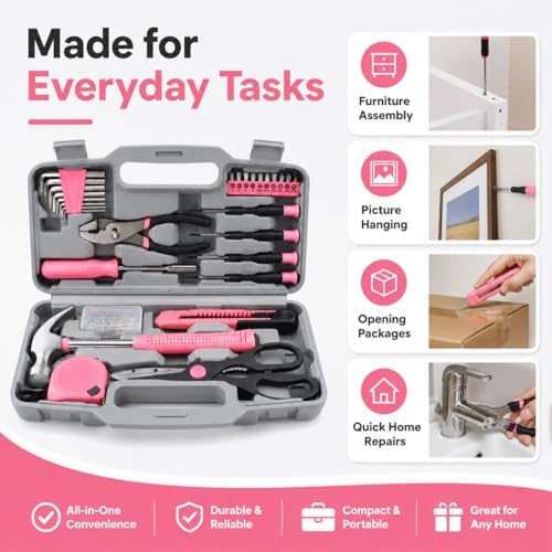 62-Piece Household Tool Kit - Image 6