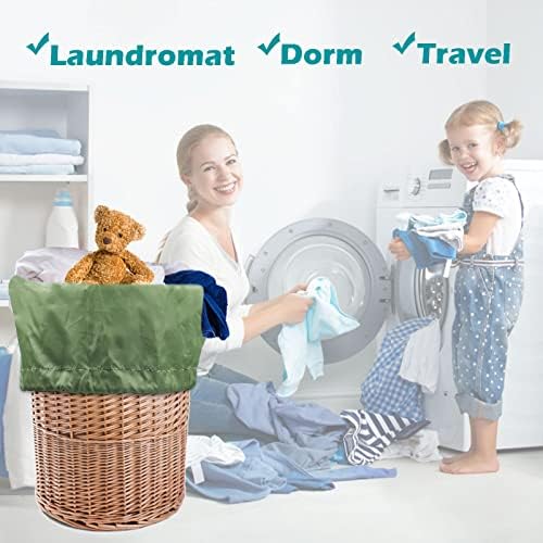Coomee Heavy Duty Laundry Bag, 2 Pack XL Nylon Laundry Bags - Image 5