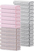 Kitinjoy Cotton 24 Pack Terry Kitchen Towels, Mix Color by Kitinjoy