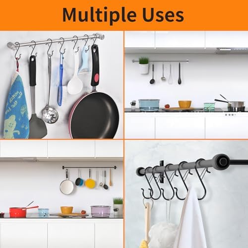 12 Pack 5 Inch S Hooks for Hanging, Heavy Duty S Hooks - Image 3