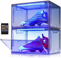 Oltraman LED Smart Shoe Boxes Display Case, Stackable Storage Organizers by Oltraman