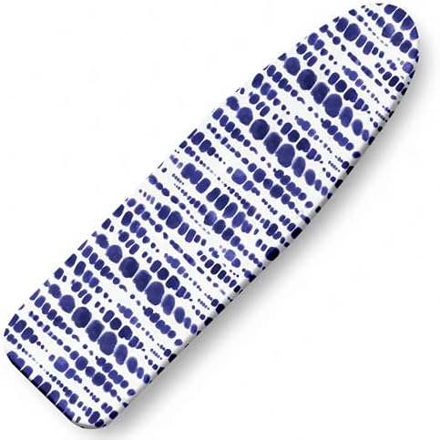 Ironing Board Cover and Pad, Thick Scorch Resistant Padding Purple Shibori by Unknown
