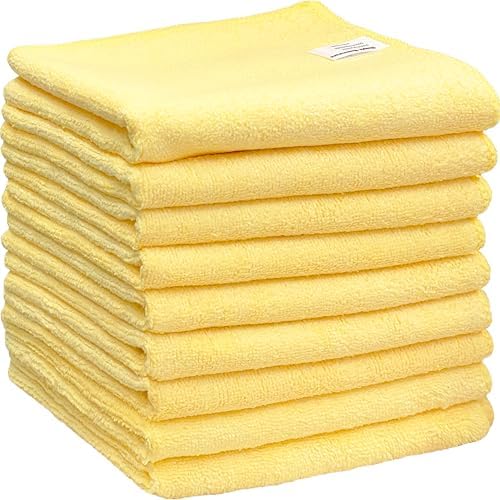 Simple Houseware 16" x 24" Microfiber Cleaning Towels, Heavy Duty 9 Pack by SimpleHouseware