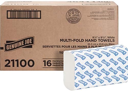 Genuine Joe Multifold Hand Towels, 9.5" x 9.10" by GenuineJoe