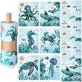 36 Pack Reusable Cloth Kitchen Paper Towels, Sea Animals Style by Noveread