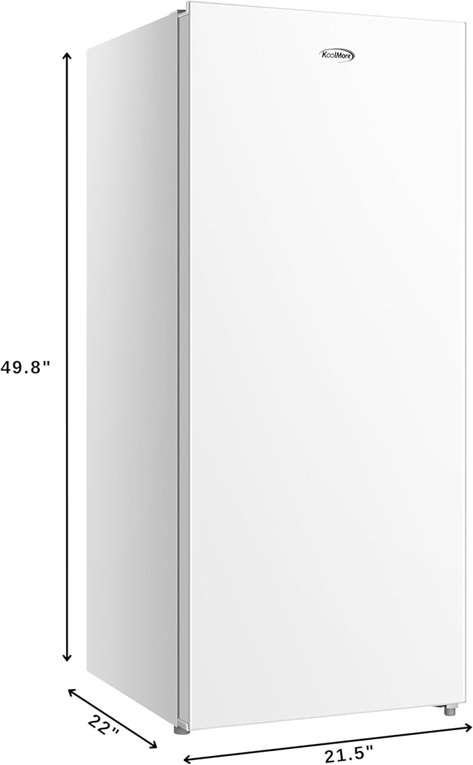 KoolMore 7 cu. ft. Convertible Garage Ready Upright Freezer/Refrigerator in White (KM-RUF-7S)