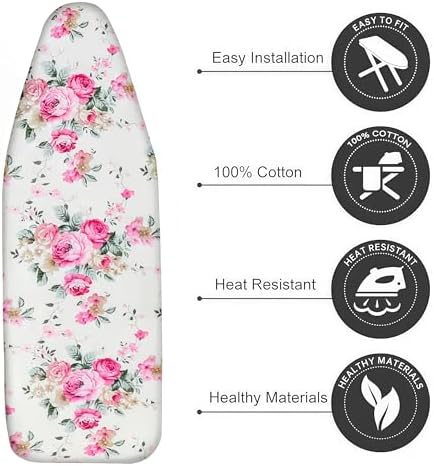 Ironing Board Cover with Two 5MM Thick Feltpads, Fits Standard Ironing Boards - Image 4