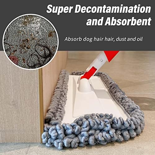16.5" Microfiber Mop Pads Refills, 3 Pack Reusable Replacement Heads - Image 3