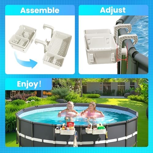 AquaJoyer 2 Sets of Poolside Storage Baskets - Image 7