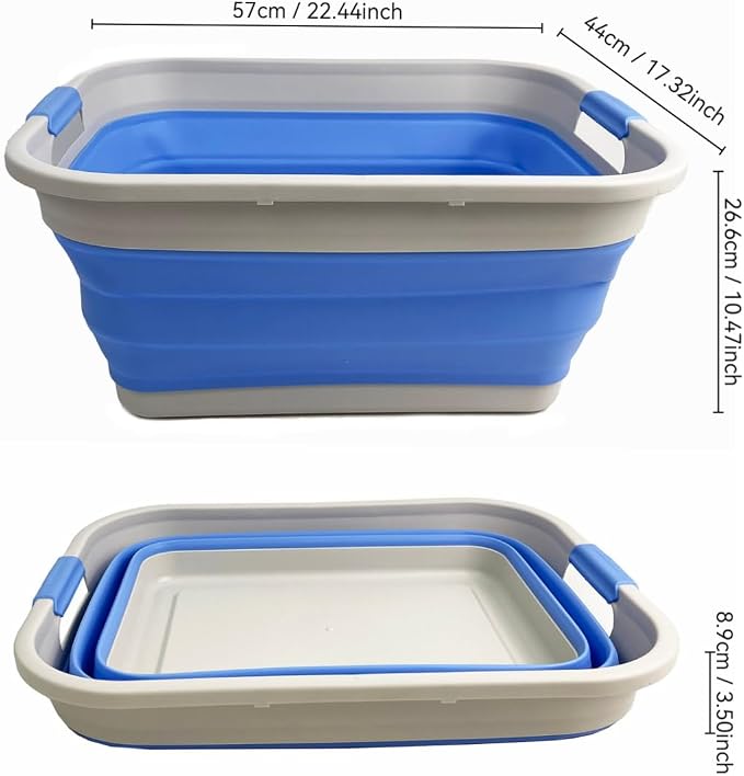 SAMMART 41L Collapsible Plastic Laundry Basket - Image 6