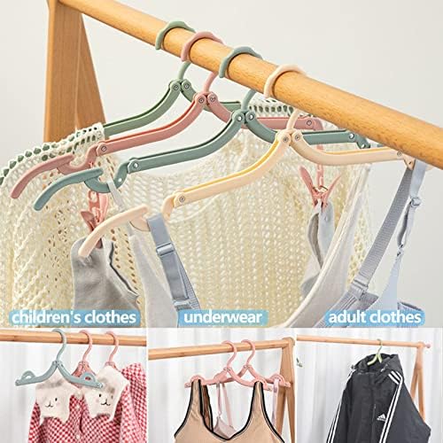 24PCS Travel Hangers, Portable Folding Clothes Hangers, - Image 5