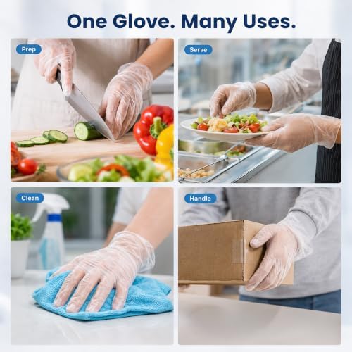 ForPro Disposable Vinyl Gloves, Industrial Grade, Powder & Latex Free, - Image 7