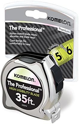 Komelon 435HV High-Visibility Professional Tape Measure, 35-Feet by 1-Inch - Image 4