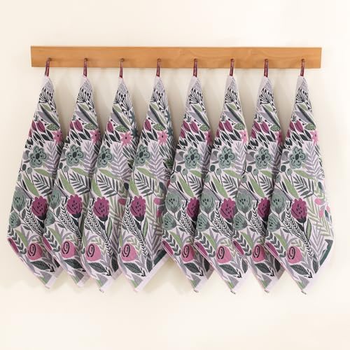 Cotton Vintage Flower Dish Towels, 16x15 Inch - Image 2