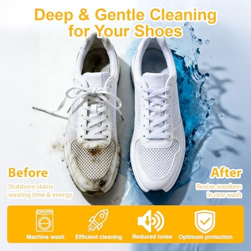 Shoe Washing Machine Bag – Reusable Laundry Shoe Bag - Image 6