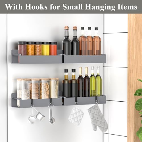HuggieGems 4 Pack Magnetic Spice Rack Organizer - Image 2