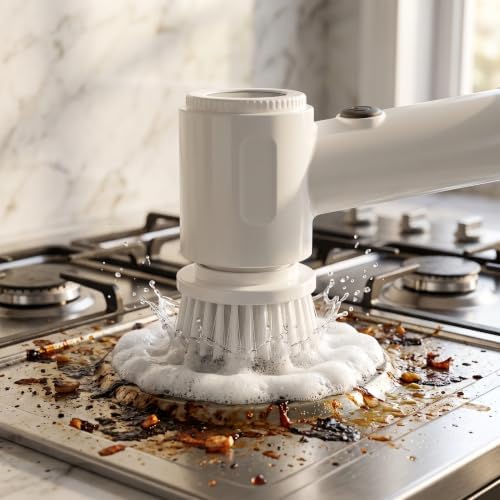 Cordless Spin Scrubber, IPX7 Electric Cleaning Brush - Image 6