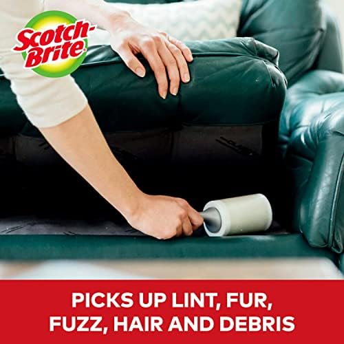 Scotch-Brite Lint Roller, Works Great on Pet Hair, 60 Sheets - Image 4