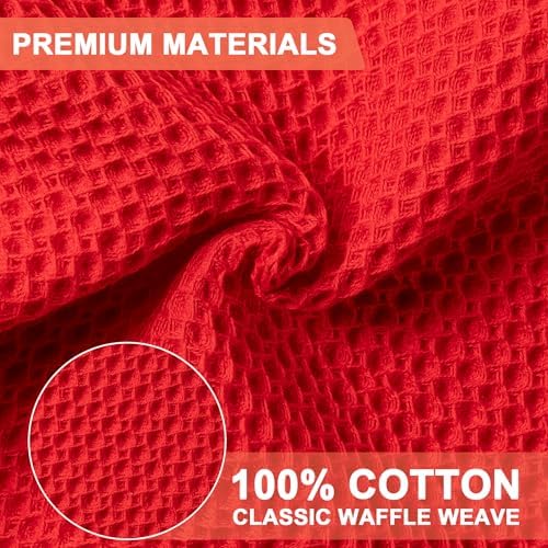 BOOMIBOO Kitchen Towels 6-Pack Kitchen Dish Cloths, 100% Cotton, 12x12 in - Image 2